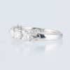 ライン  ラウンドダイヤモンド プラチナリング D: 1.19ct - 画像 (3)