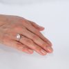 スウィング 8mmアコヤパールプラチナリング　(AP: 8.0mm Pt950)試着写真