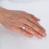 スウィング 8mmアコヤパールプラチナリング　(AP: 8.0mm Pt950)試着写真