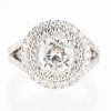 1.5ct J VVS1 ダイヤモンダブルハローリング(1.51ct J VVS1 D0.89 GIA)
