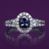 0.88ct アレキサンドライトダイヤモンドリング Al 0.88ct D1.19ct Pt950 プラチナ製 - 画像 (10)