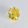 0.50ct, Fancy Vivid Yellow, SI1, クッションカットCU, GIA, Zimmy Yellow ジミーイエロー ビビッドイエローtype1B