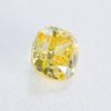 0.50ct, Fancy Vivid Yellow, SI1, クッションカットCU, GIA, Zimmy Yellow ジミーイエロー ビビッドイエローtype1B
