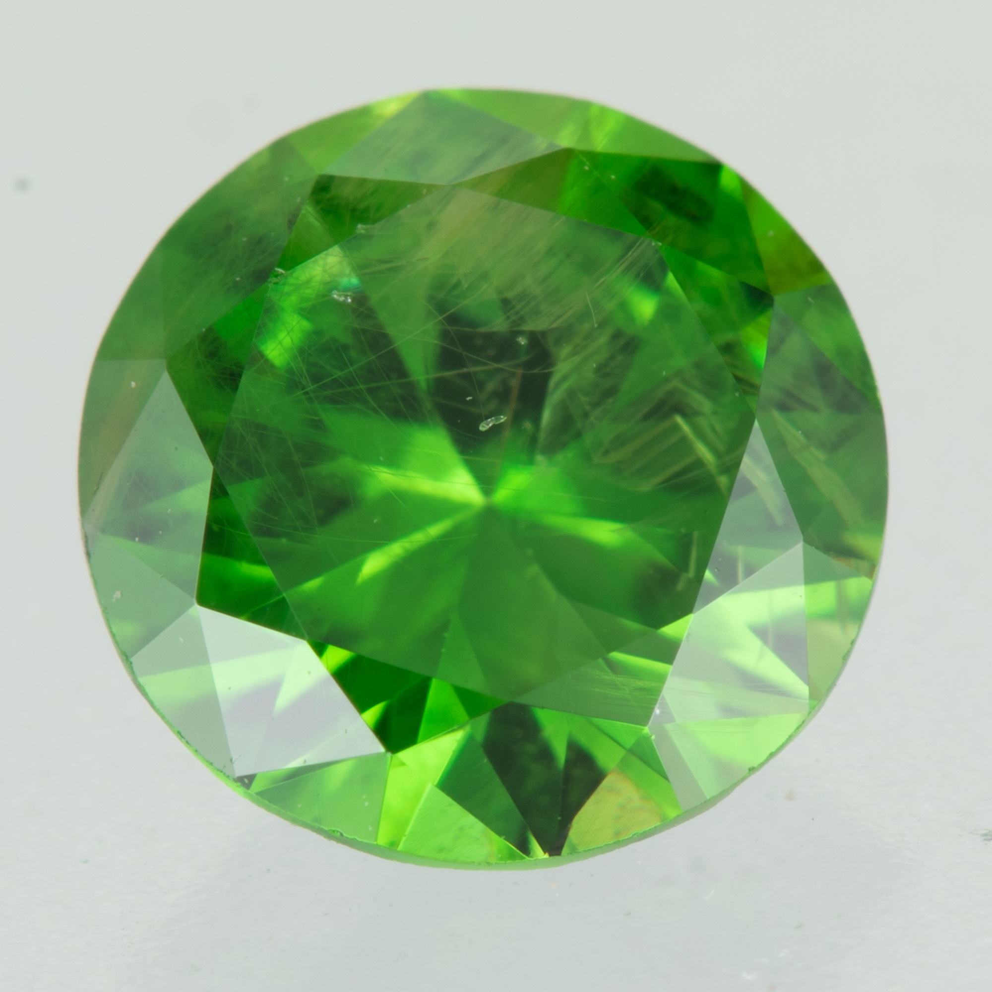 0.76ct, デマントイドガーネット ラウンド ルース, GIA | 株式会社瑞勝