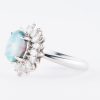 1.6ctブラックオパールダイヤモンドプラチナリング(BO:1.60 D:0.93ct Pt900)