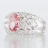 1.87ct パパラチアサファイアプラチナリング  GIA - 画像 (5)