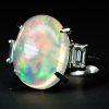 メキシコオパールプラチナリング MO 9.20ct D:0.63ct Pt900 - 画像 (2)