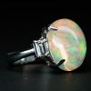 メキシコオパールプラチナリング MO 9.20ct D:0.63ct Pt900 - 画像 (7)