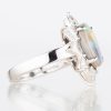 2.87ct セミブラックオパールダイヤモンドプラチナリング - 画像 (7)