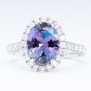 2.5ct アレキサンドライトリング Al 2.59ct D0.79ct Pt950 - 画像 (2)